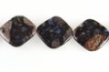 Blue Rhyolite Diamond Cushion wholesale gemstones