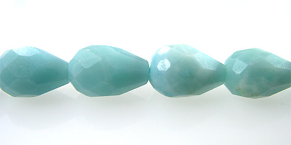 amazonite faceted teardrops wholesale gemstones