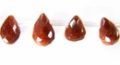 Red Faceted Briolette Goldstone Beads wholesale gemstones