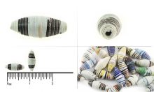 paper bead bicone 8-10mmx20-28mm wholesale beads
