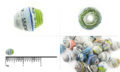 paper bead saucer assorted color 6-10mm wholesale beads
