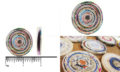 paper bead round 44-46mm wholesale beads