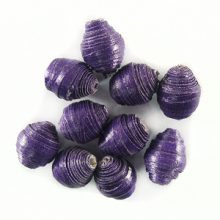 LS-Purple Bicone Paper Beads 6-10mm wholesale
