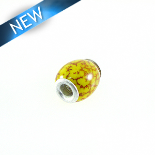 wholesale Pandora-style salwag seed 16x18mm yellow