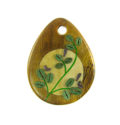 Robles wood drop with Japanese Bush Clover design