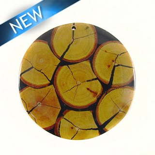 Chicos Wood Slice Inlay-Resin Back Thick wholesale