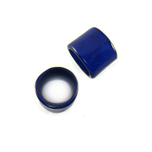 Capiz shell Ring Beads Electric Blue
