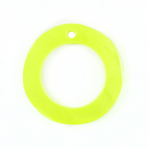 Hammer shell "O" Ring Yellow Green 20mm