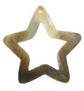Blacklip star design wholesale pendant