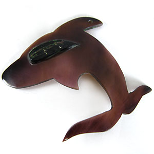 Dolphin pendant tab shell wholesale