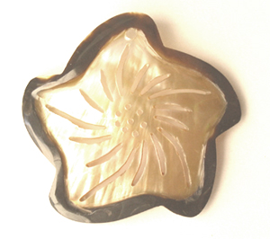 Brownlip starfish w/ skin wholesale pendant