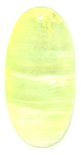 Capiz small oval yellow green wholesale pendant