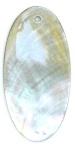 Blacklip plain oval pendant wholesale pendant
