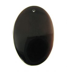 Tab shell oval plain wholesale pendant
