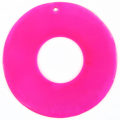 Capiz shell 46mm donut pink wholesale
