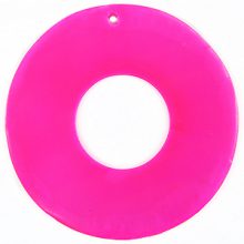 Capiz shell 46mm donut pink wholesale