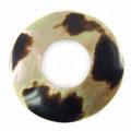 Brownlip donut 35mm moon wholesale pendant