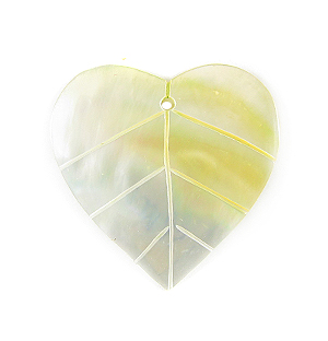 MOP fat leaf wholesale pendant
