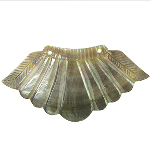 Blacklip Indian headdress wholesale pendant