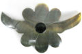 Blacklip sunflower in bow choker wholesale pendants