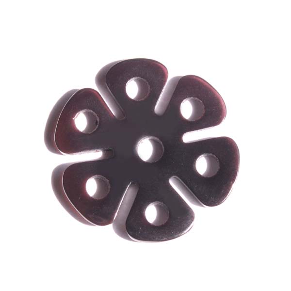 tab shell 6-petal flower wholesale pendant