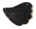 Black tab shell fan design wholesale pendant