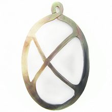 blacklip shell carved oval pendant wholesale