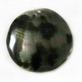 Blacklip shell 60mm round moon design