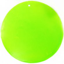 Capiz shell dyed neon green 46mm