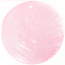Capiz shell light dyed pink 46mm