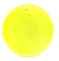 Capiz shell 25mm dyed Neon Yellow