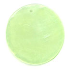 Capiz shell 25mm dyed Yellow Green