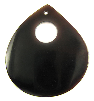 Black tab 53mm with large center hole