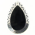 tab teardrop 30x45 carved silver wholesale pendants