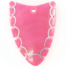 Greenshell dyed pink vest
