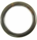 Black horn "O" ring 44mm dia x 4mm thick wholesale rings
