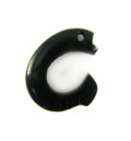 Black horn fishhook small wholesale pendants
