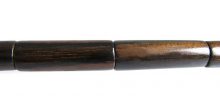 Black ebony wood tube 25mm