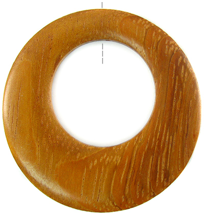 Bayong wood off center donut 45mm