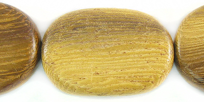 Robles wood flat oval 18mm