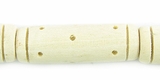 White wood barrel 20mm beads