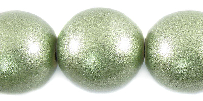 Whitewood 20mm painted metallic green