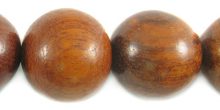 Bayong wood round 20mm beads