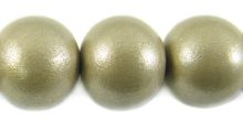 Whitewood 15mm round painted metallic nude