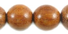 Bayong wood round 15mm beads