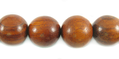Redwood round 10mm beads