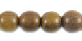 Robles wood round 10mm beads