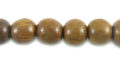 Robles wood round beads 8mm