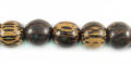 Old Palmwood Round Beads 8mm