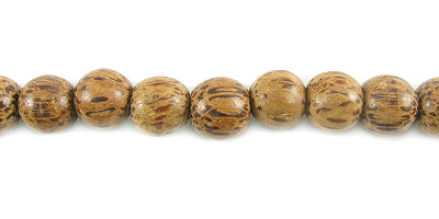 Palmwood round 4-5mm beads